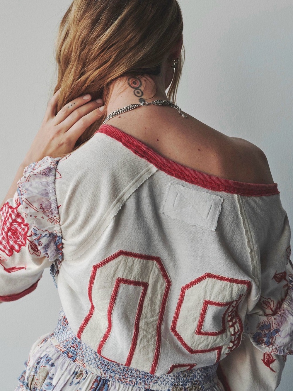We The Free Prairie Sport Tee Floral Embroidered Oversized Tee – Medium Sold Out